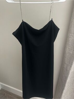 H&M | Dresses | Hm Black Ribbed Tube Dress Strapless Size M | Poshmark